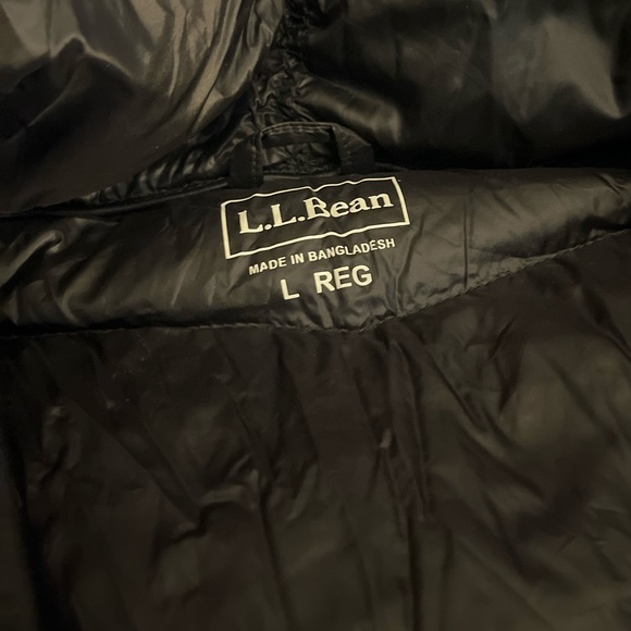 EUC ll bean downtek water repellent jacket - Picture 1 of 2